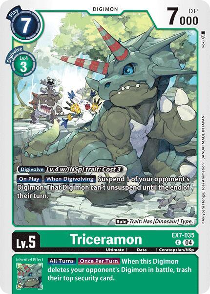 Triceramon - Digimon LIBERATOR (EX-07)