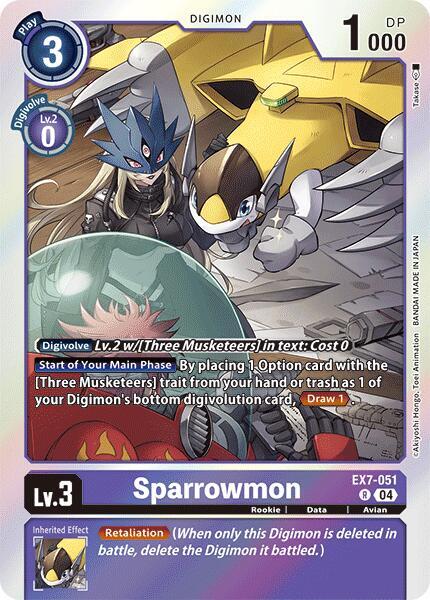 Sparrowmon - Digimon LIBERATOR (EX-07)