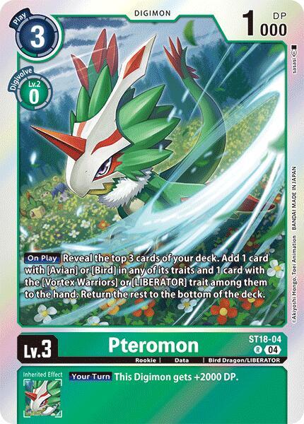 Pteromon - Starter Deck 18: Guardian Vortex (ST-18)