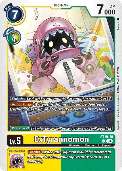 ExTyrannomon - Starter Deck 19: Fable Waltz (ST-19)