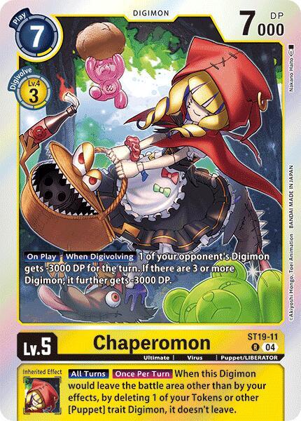 Chaperomon - Starter Deck 19: Fable Waltz (ST-19)