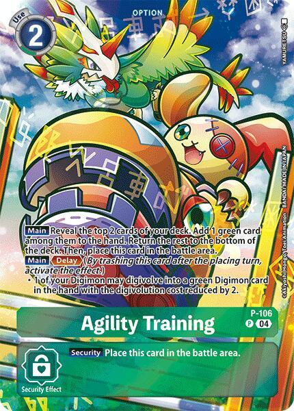 Agility Training (Starter Deck 19 Exclusive) - Digimon Promotion Cards (D-PR)