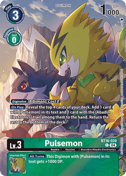 Pulsemon (Legend Pack 2024) - Beginning Observer (BT-16)