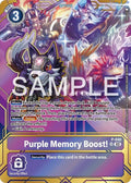Purple Memory Boost! - P-040 (Premium Card Collection - Memory Boost! Set) - Digimon Promotion Cards (D-PR)