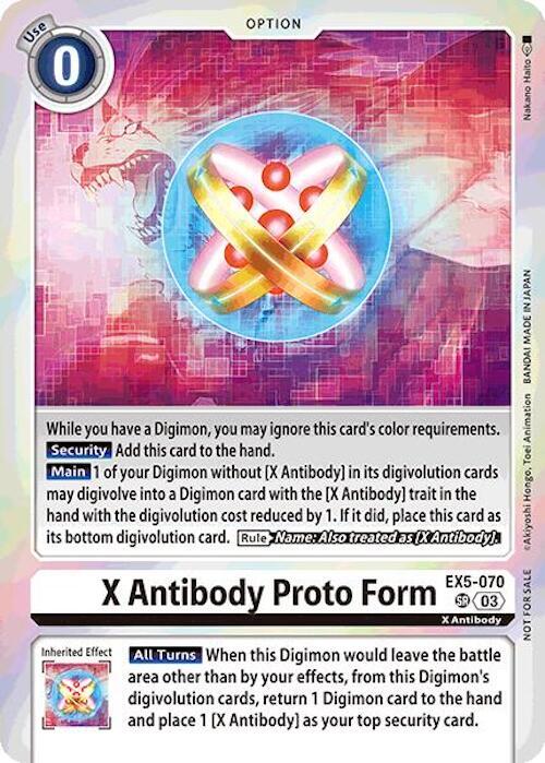 X Antibody Proto Form (Event Pack 7) - Animal Colosseum (EX-05)