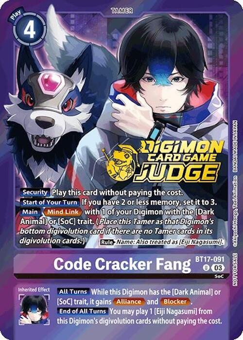 Code Cracker Fang (Judge Pack 6) - Secret Crisis (BT-17)