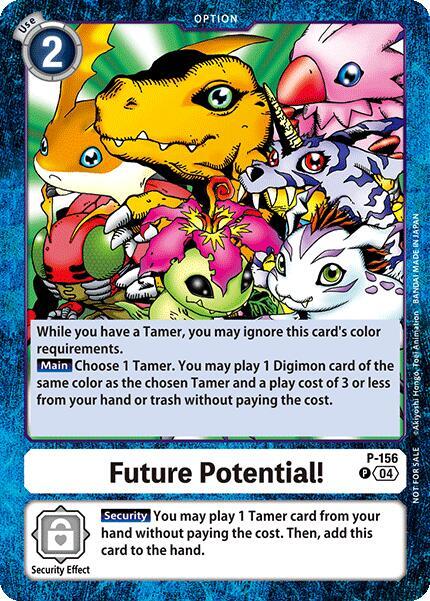 Future Potential! (Store Tournament 2024 Oct. - Dec. Participation Pack) - Digimon Promotion Cards (D-PR)