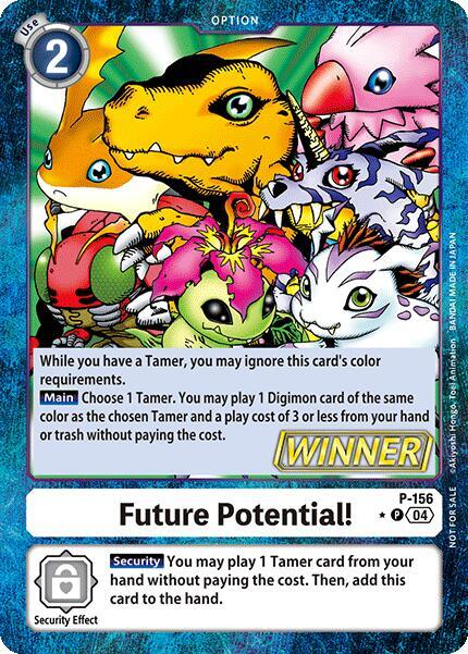 Future Potential! (Store Tournament 2024 Oct. - Dec. Winner Pack) - Digimon Promotion Cards (D-PR)