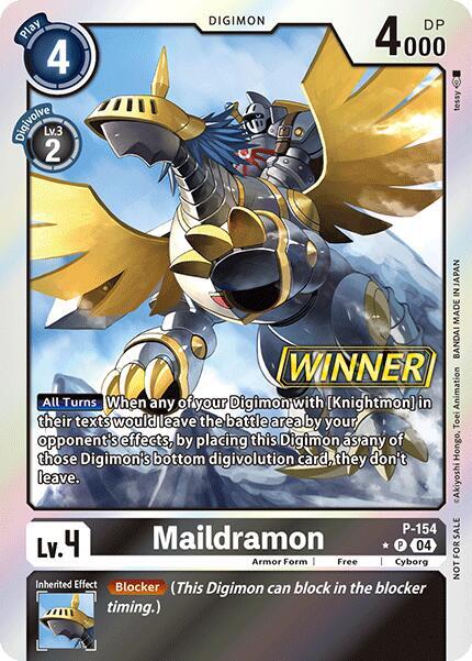 Maildramon (Store Tournament 2024 Oct. - Dec. Winner Pack) - Digimon Promotion Cards (D-PR)