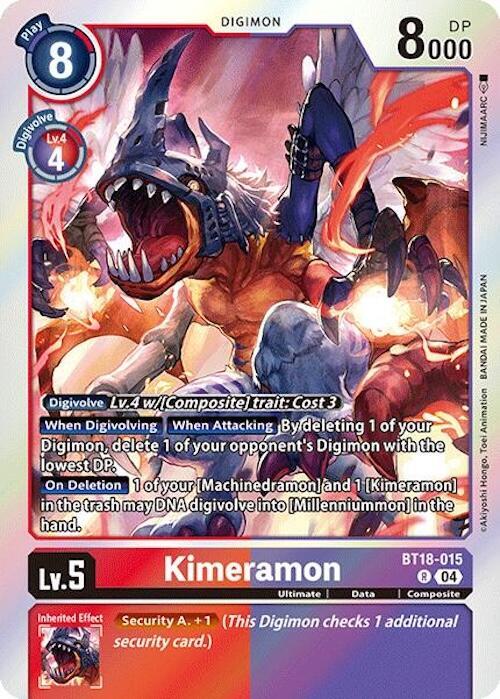 Kimeramon - BT18-015 - Release Special Booster 2.0 (BT18-19)