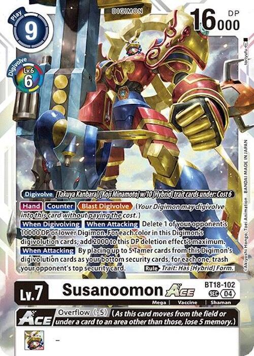 Susanoomon ACE - Release Special Booster 2.0 (BT18-19)