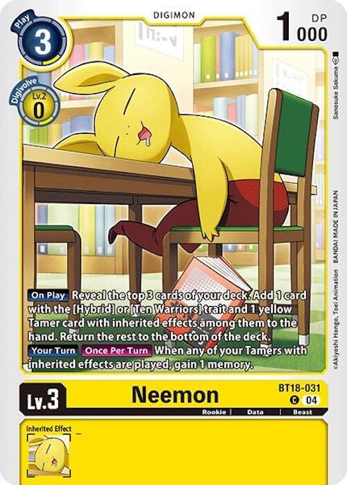 Neemon - Release Special Booster 2.0 (BT18-19)
