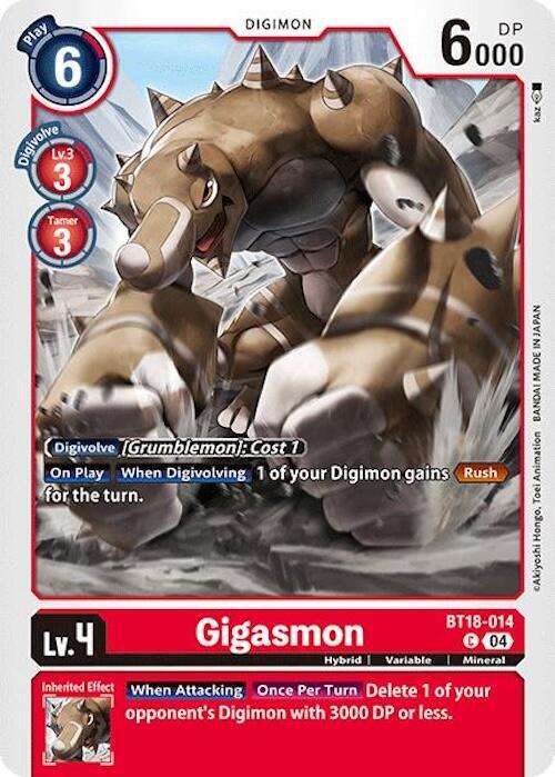 Gigasmon - Release Special Booster 2.0 (BT18-19)