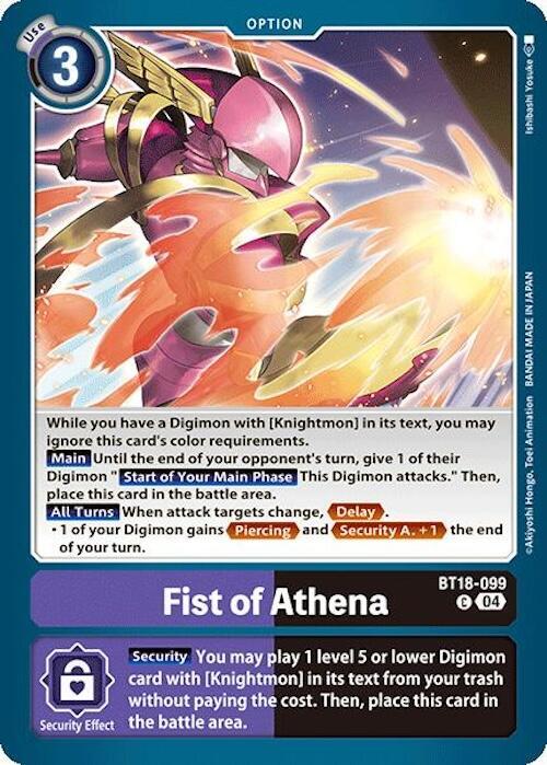 Fist of Athena - Release Special Booster 2.0 (BT18-19)