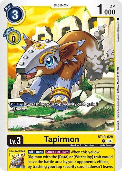 Tapirmon - Release Special Booster 2.0 (BT18-19)