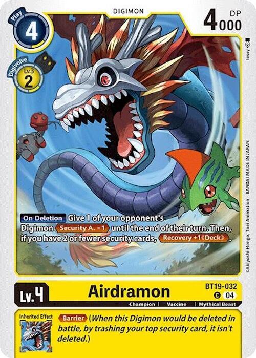 Airdramon - Release Special Booster 2.0 (BT18-19)