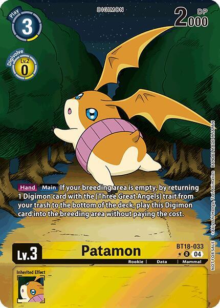 Patamon (Release Special Booster 2.0: Box Promotion Pack) - Release Special Booster 2.0 (BT18-19)