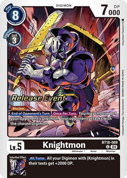 Knightmon - Release Special Booster 2.0 Celebration Event Cards (BT18-19_PR)