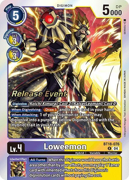 Loweemon - Release Special Booster 2.0 Celebration Event Cards (BT18-19_PR)