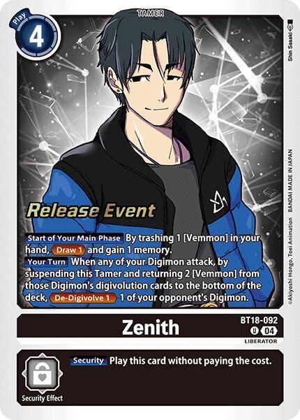 Zenith - Release Special Booster 2.0 Celebration Event Cards (BT18-19_PR)
