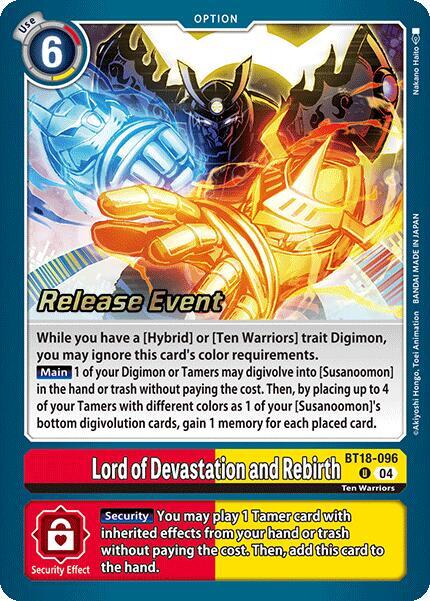 Lord of Devastation and Rebirth - Release Special Booster 2.0 Celebration Event Cards (BT18-19_PR)