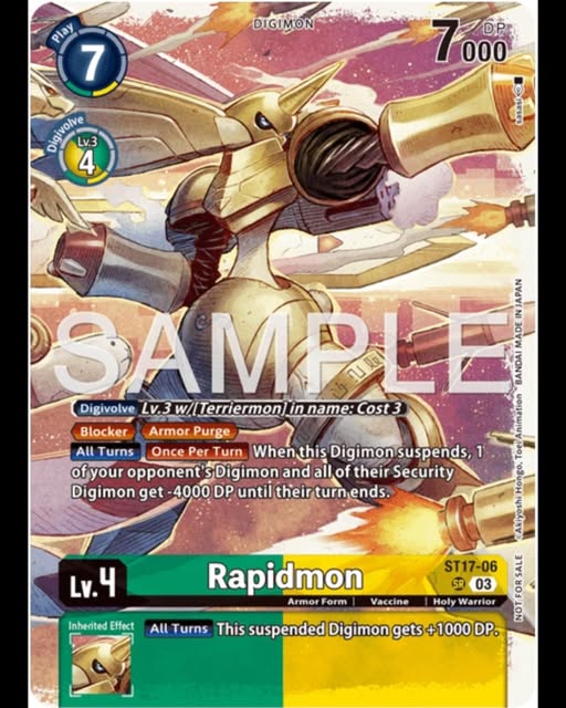 Rapidmon (Participant) - Time Stranger Release Event Cards (BT-24_PR)