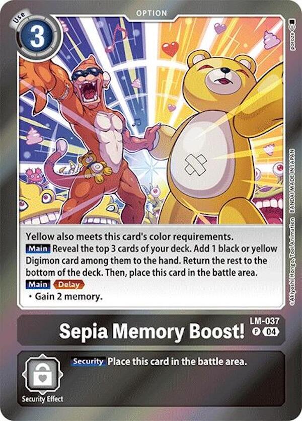 Sepia Memory Boost! - Special Limited Set (LM-01-05)