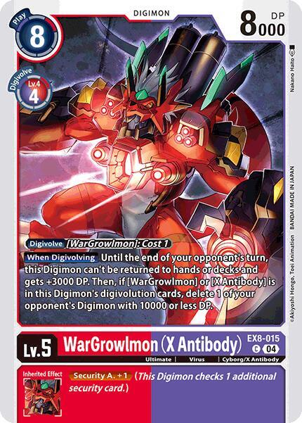 WarGrowlmon (X Antibody) - Chain of Liberation (EX-08)