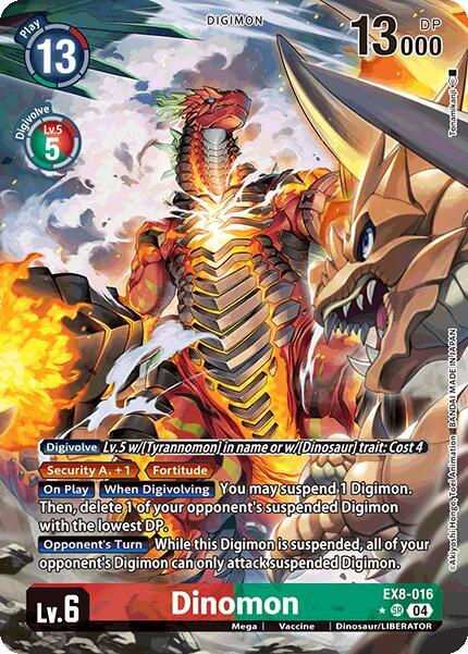 Dinomon (Alternate Art) - Chain of Liberation (EX-08)