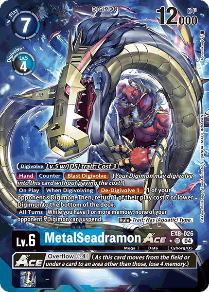 MetalSeadramon ACE (Alternate Art) - Chain of Liberation (EX-08)