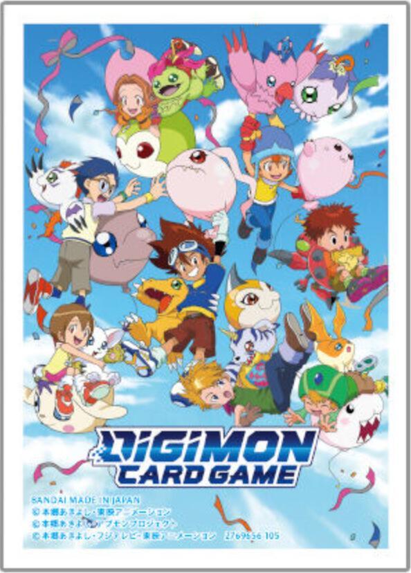 Digimon Animation Series 25th Anniversary Set Digi-Egg Sleeves (5-Pack) + Digimon Animation Series 25th Anniversary Set Deck Sleeves (50-Pack)