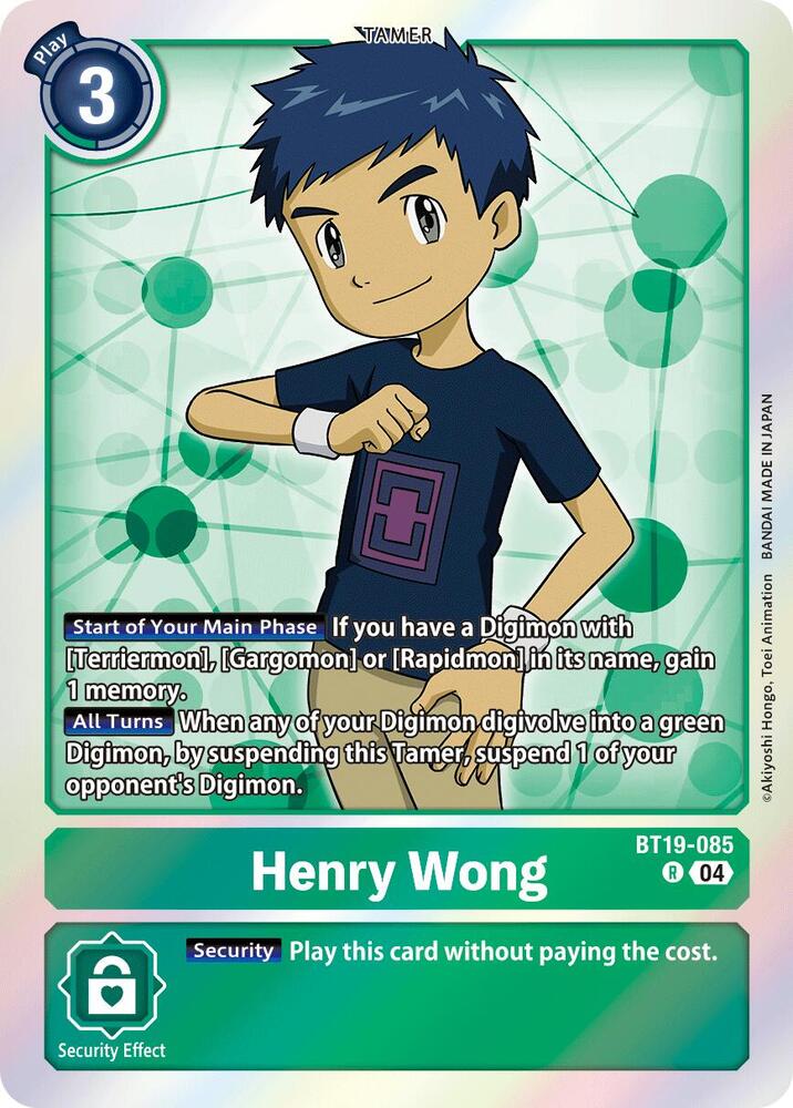 Henry Wong - Release Special Booster 2.5 (BT19-20)