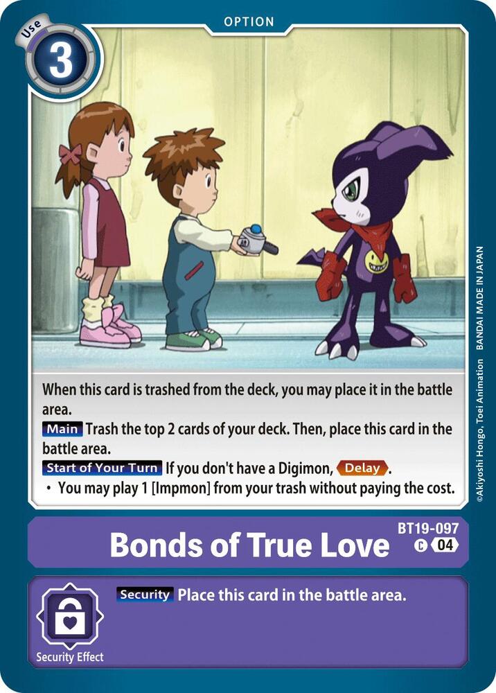 Bonds of True Love - Release Special Booster 2.5 (BT19-20)