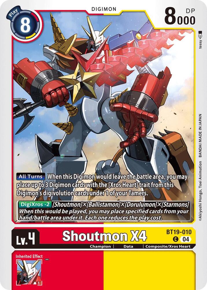 Shoutmon X4 - Release Special Booster 2.5 (BT19-20)