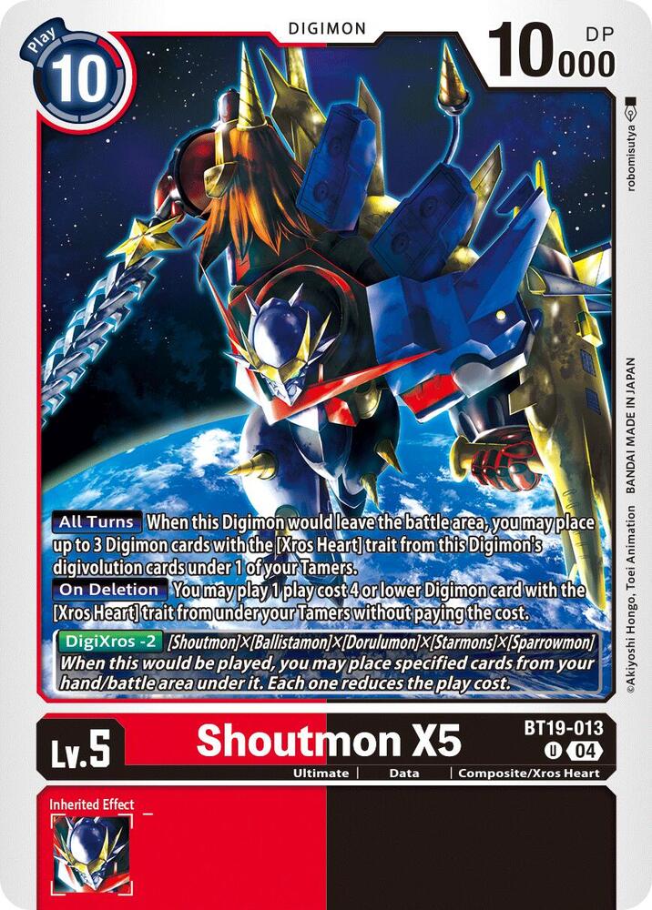 Shoutmon X5 - Release Special Booster 2.5 (BT19-20)