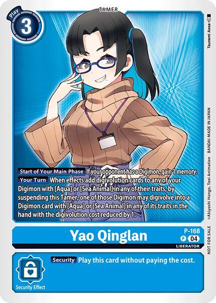 Yao Qinglan (Store Tournament 2025 Vol.1 Participation Pack) - Digimon Promotion Cards (D-PR)