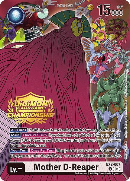 Mother D-Reaper (Championship 2024 Tamers Pack) - Digital Hazard (EX-02)