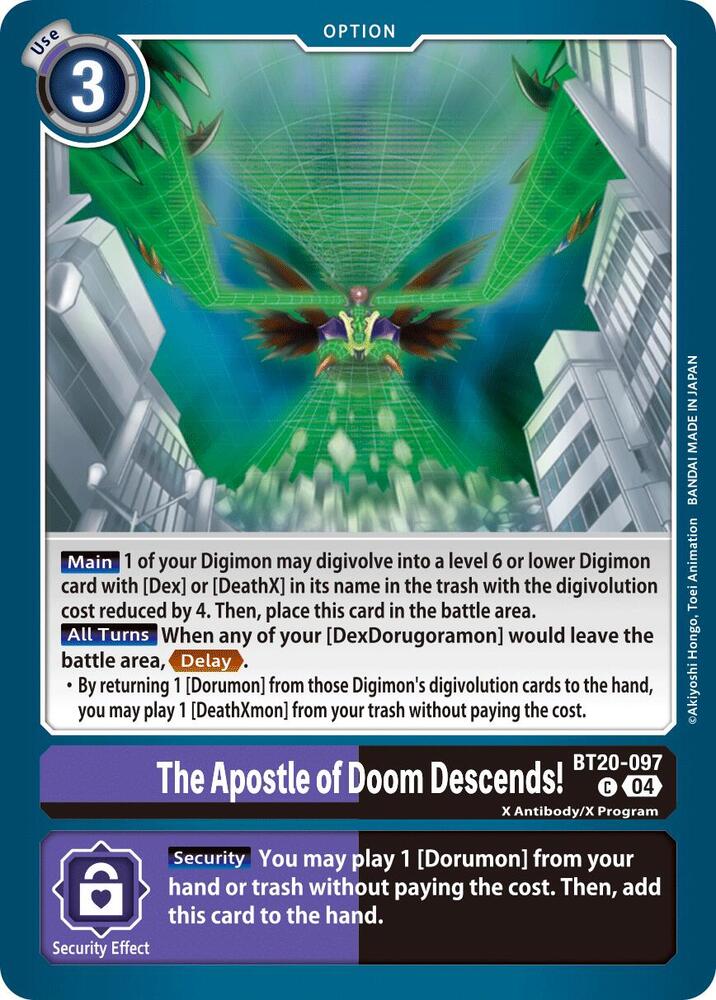 The Apostle of Doom Descends! - Release Special Booster 2.5 (BT19-20)