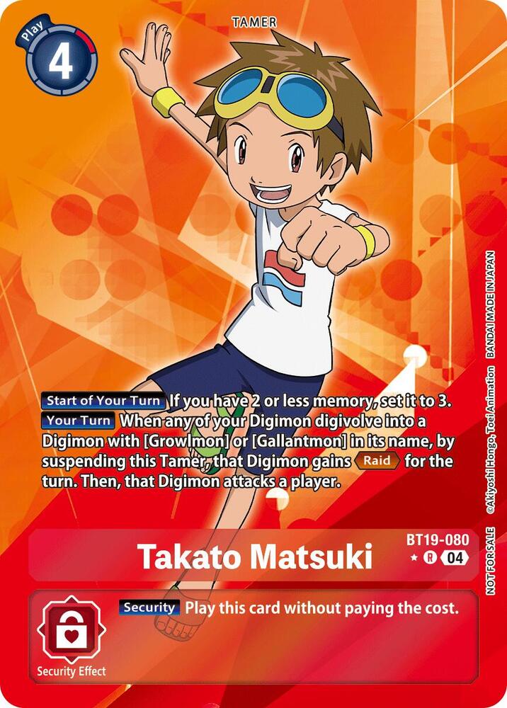Takato Matsuki (Release Special Booster 2.5: Box Promotion Pack) - Release Special Booster 2.5 (BT19-20)