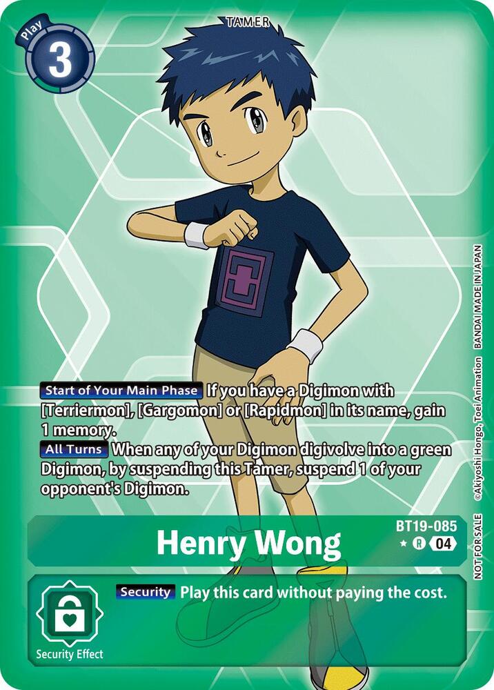 Henry Wong (Release Special Booster 2.5: Box Promotion Pack) - Release Special Booster 2.5 (BT19-20)