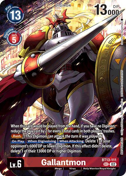 Gallantmon (Limited Card Pack) - World Convergence (BT-21)