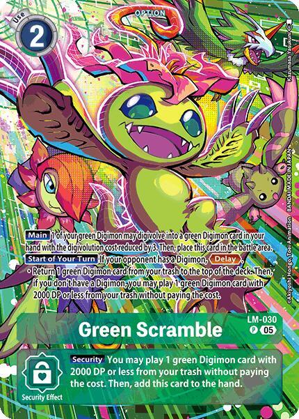 Green Scramble (Alternate Art) - Starter Deck 21: Hero of Hope (ST-21)