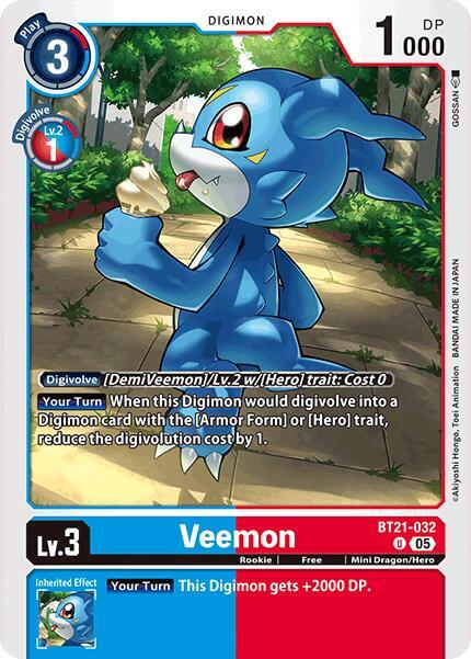 Veemon - World Convergence (BT21)