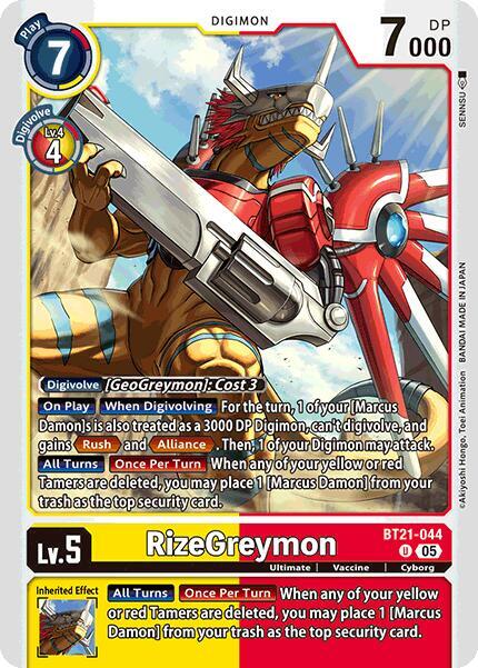 RizeGreymon - World Convergence (BT21)