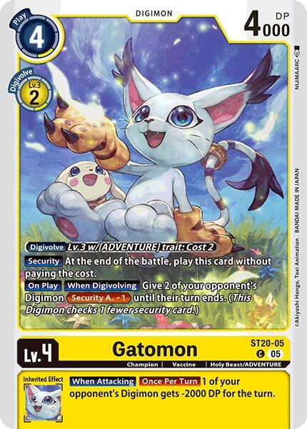Gatomon - Starter Deck 20: Protector of Light (ST-20)