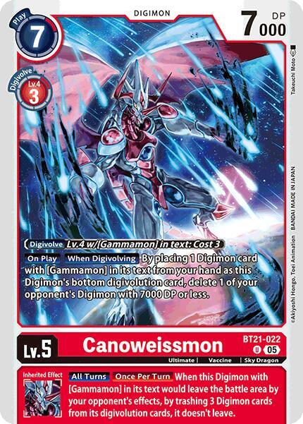 Canoweissmon - World Convergence (BT21)