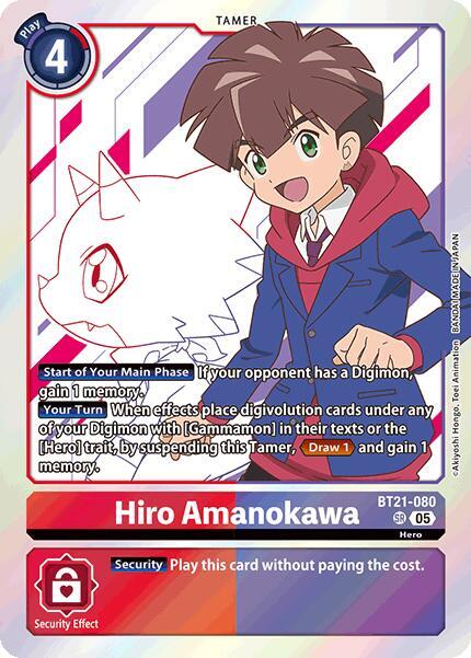 Hiro Amanokawa (Reprint) - Advanced Booster Digimon Generation (AD-01)