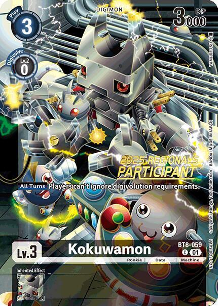 Kokuwamon (2025 Regionals Participant) - New Awakening (BT-08)