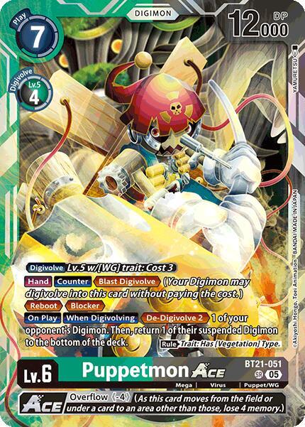 Puppetmon ACE - World Convergence (BT-21)