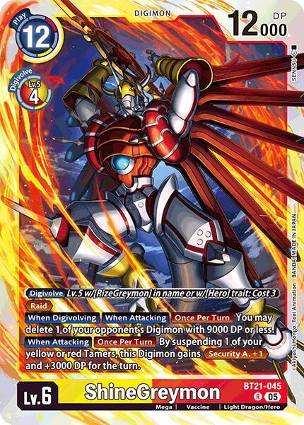 ShineGreymon - World Convergence (BT21)